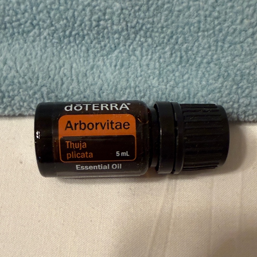 doTERRA Arborvitae Essential Oil - Black Bottle with Orange Label